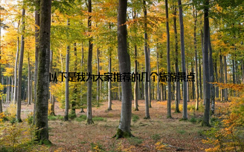 以下是我为大家推荐的几个旅游景点