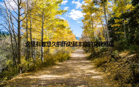 这里有着悠久的历史和丰富的文化底蕴