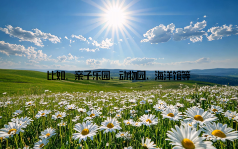 比如, 亲子乐园、动物园、海洋馆等