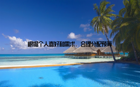 根据个人喜好和需求, 合理分配预算