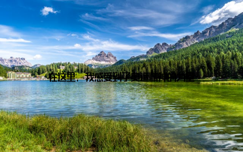 在这里, 我感受到了奥运精神的力量